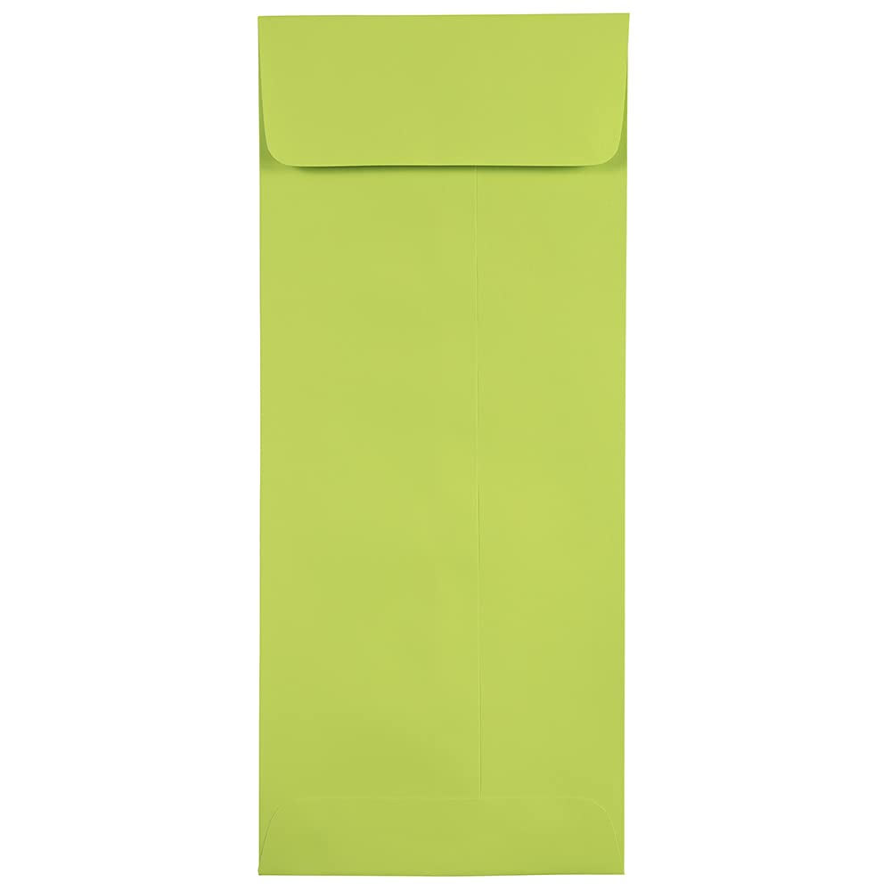 JAM PAPER #12 Business Colored Envelopes 4 3/4 x 11 Inches - Ultra Lime Green - Pack of 250 - Premium Quality for Office, Mailing & Professional Correspondence
