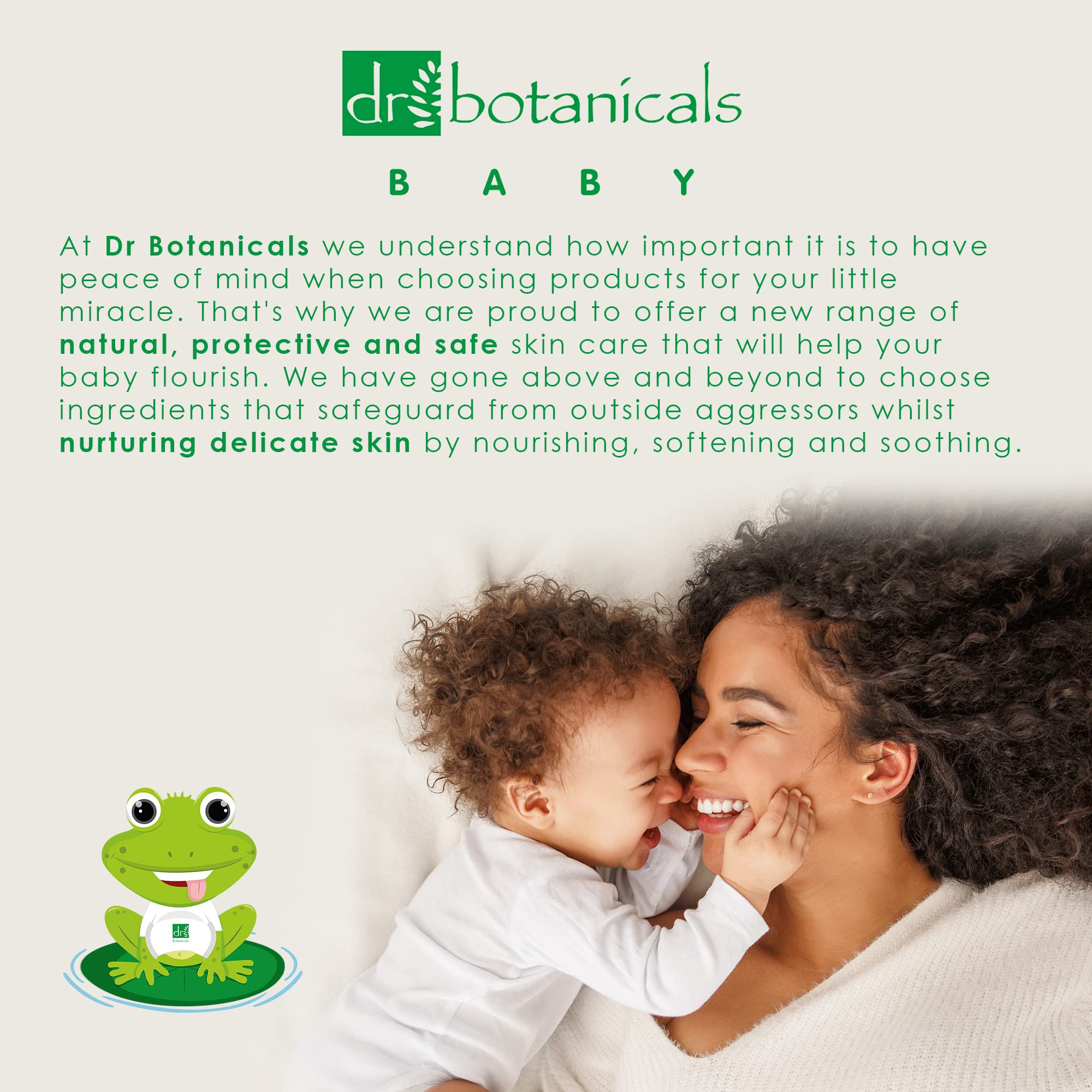 Dr. Botanicals 100% Natural Bath & Baby Body Oil - Sweet Almond, Nut Milk & Jojoba Oil, 3.38 Fl Oz | Hydrating & Soothing for Sensitive Skin, Perfect for Baby Massage & Post-Bath Moisturizing