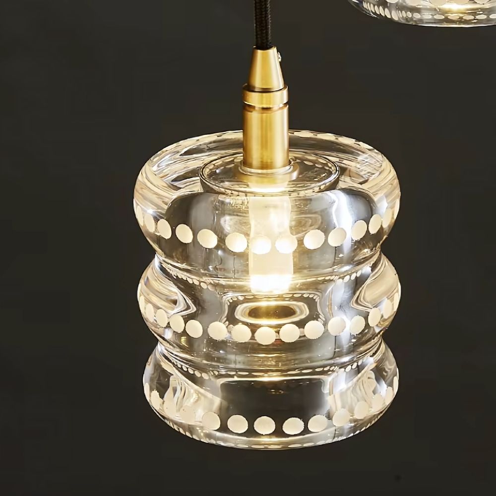 6/10 Heads Copper Staircase Lighting for Indoor Use - Elegant Home Stairway & Hallway Decoration