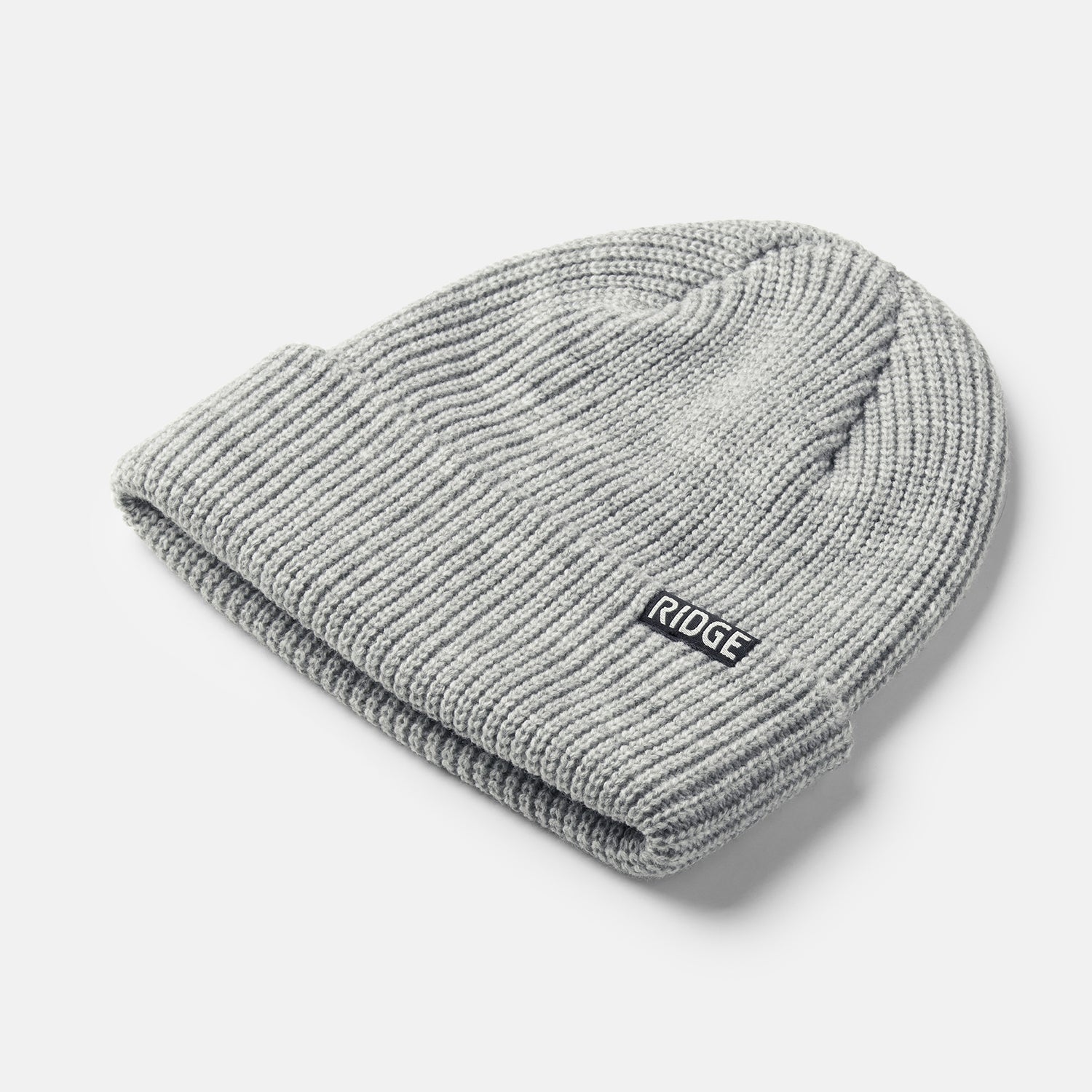 Ridge Classic Cuffed Beanie - Gunmetal Gray Winter Hat for Men & Women | Warm Knit Skull Cap for Outdoor Activities, Hiking, and Cold Weather Fashion