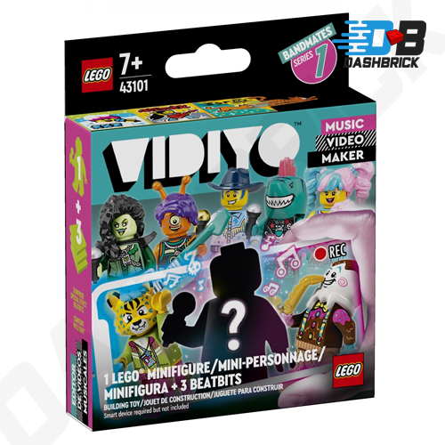 LEGO Collectible Minifigures Shark Singer (3 or 12 Pack) - Vidiyo Bandmates Series 1 for Kids' Music Play & LEGO Collections