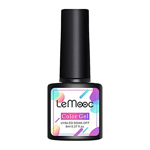 Trendy DIY Jelly Gel Nail Polish Set - 8ML Crystal Gel Manicure Kit for Home Nail Art Designs | Perfect for Salon, Party & Everyday Wear