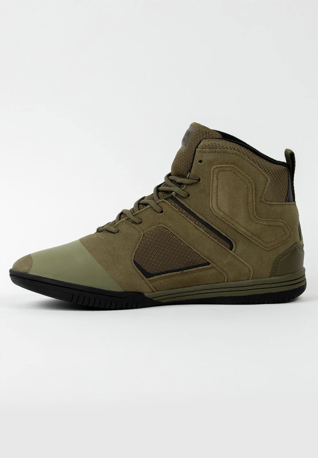 GORILLA WEAR Troy High Top Weightlifting Shoes for Squats, Deadlifts & Powerlifting - Cross Training Gym Shoes for Men & Women in Dark Green - Perfect for Weight Training, Olympic Lifting & Strength Workouts