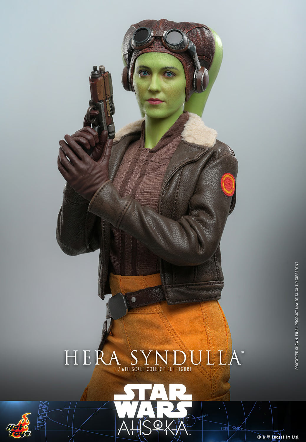 Hot Toys Star Wars Ahsoka Tano & Hera Syndulla 1/6 Scale Collectible Action Figures - Perfect for Display, Gift Giving, and Star Wars Fans Collection