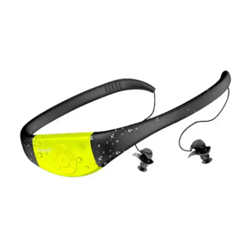 Wireless Waterproof Swimming Headphones with Bluetooth Transmitter & Earbuds - Perfect for Pool, Beach, and Underwater Music Listening