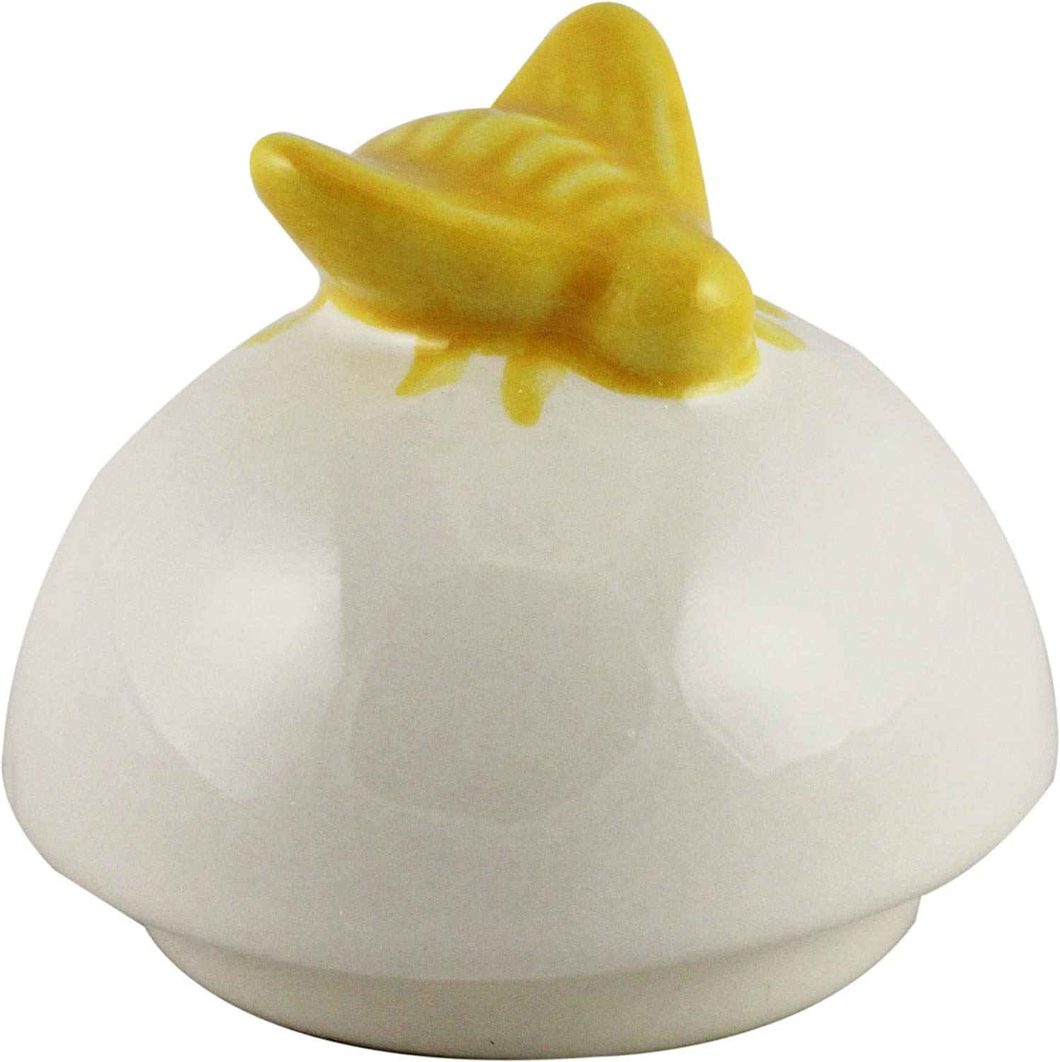 Rae Dunn Honey Pot - Ceramic Bee Design - Rare Collectible for Home Decor, Kitchen Storage & Gift Giving