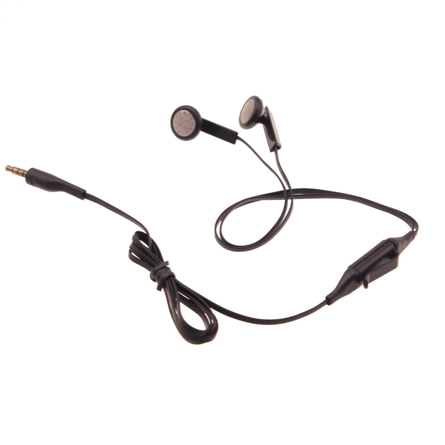 Wired Earphones with Mic 3.5mm - Compatible with Samsung Galaxy A72, A52, A42, A32, A12 - Noise Cancelling Headphones for Calls, Music, Gaming & Work (Black)