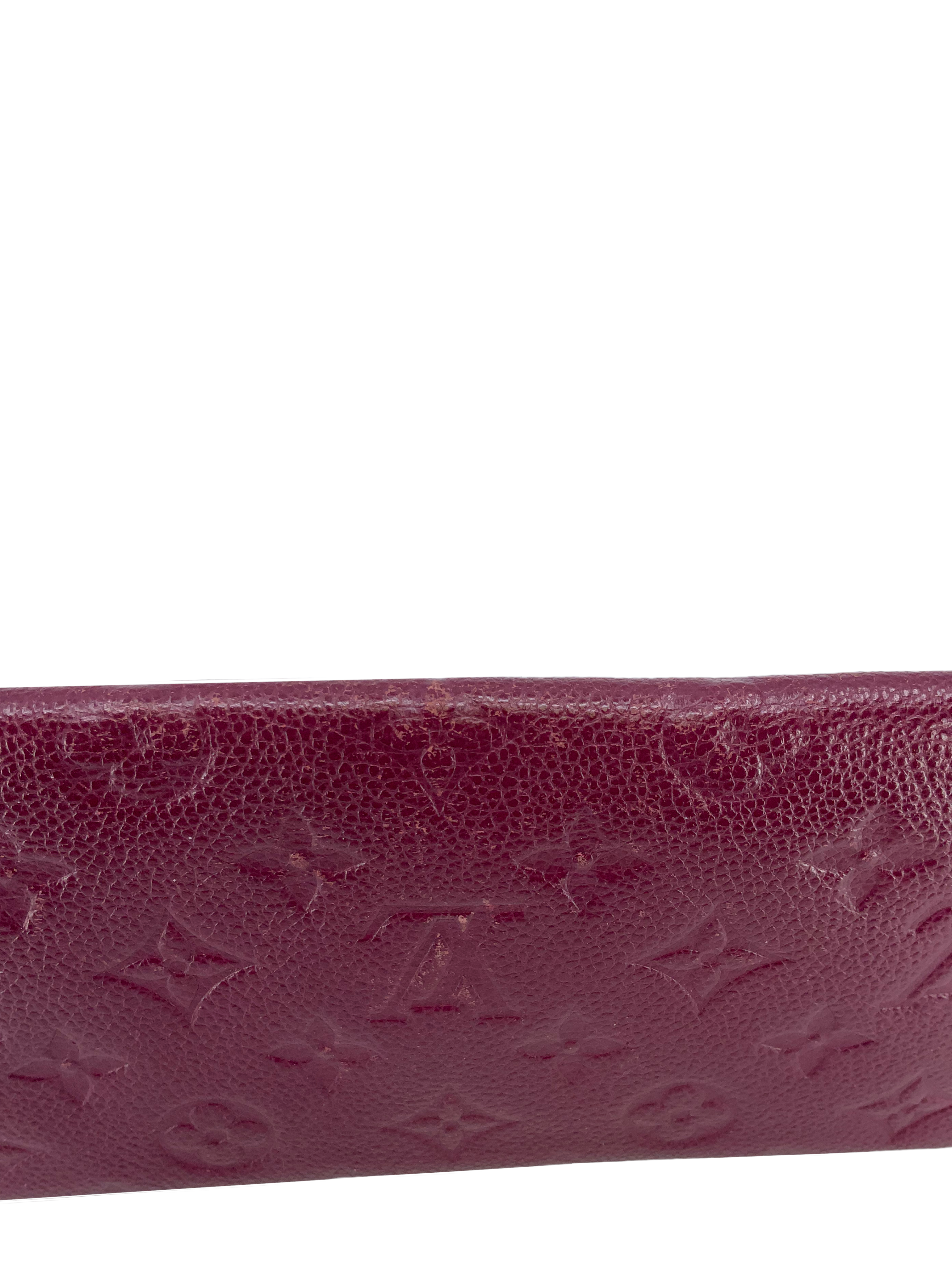 Louis Vuitton Monogram Empreinte Josephine Long Wallet for Women | Genuine Leather Luxury Bifold Wallet | Perfect for Everyday Use & Special Occasions