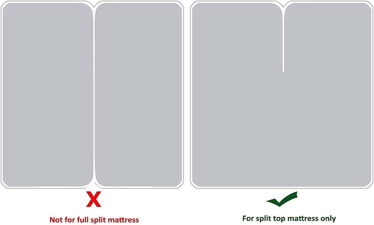 Premium 100% Cotton Split King Sheet Set for Adjustable Beds - 16