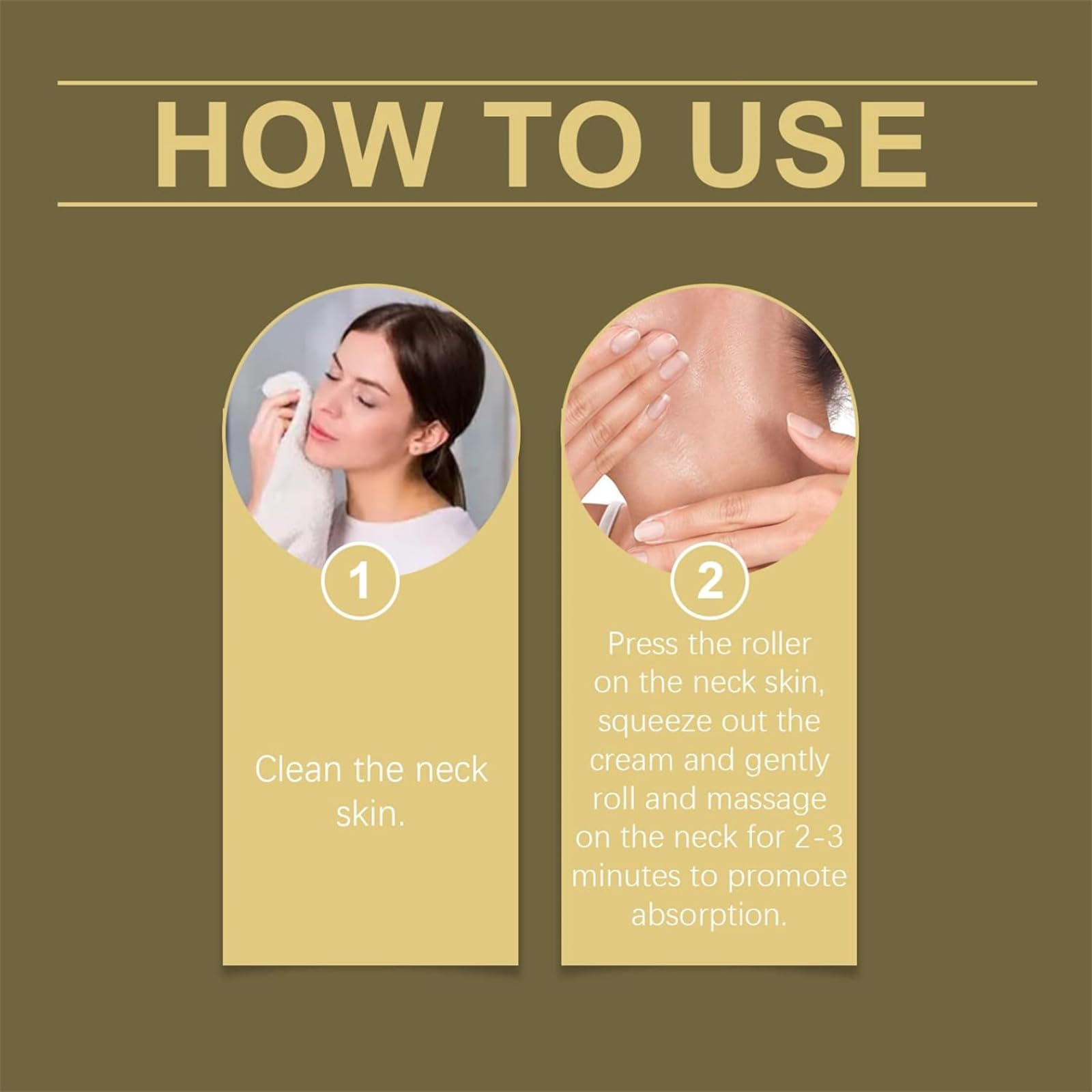 Firming Neck Cream for Sagging Skin - Tighten & Lift - Moisturizing Body Care for Daily Use
