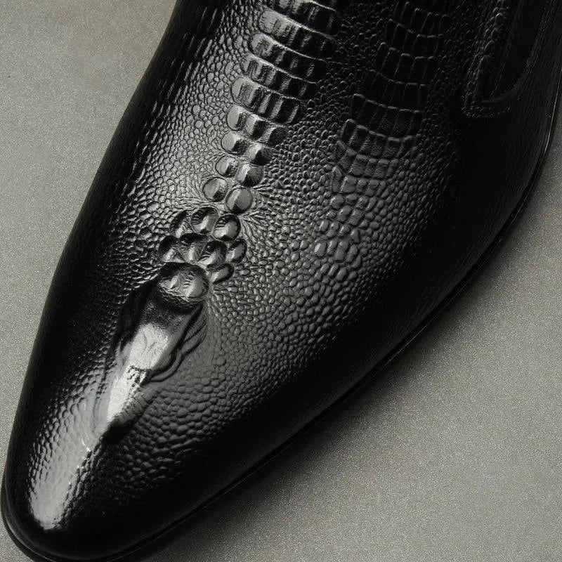 Premium Lorenzo Leather Dress Shoes for Men - Classic Formal & Business Attire - Perfect for Weddings, Office & Special Occasions