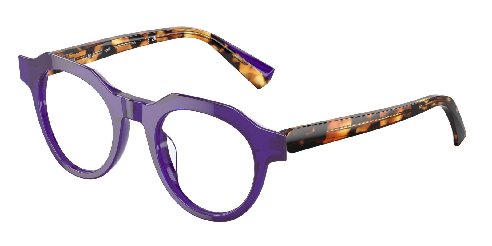 Alain Mikli 3156 Eyeglasses for Men & Women - Premium Lightweight Acetate Frame with Clear Lenses - Perfect for Reading, Work & Everyday Use