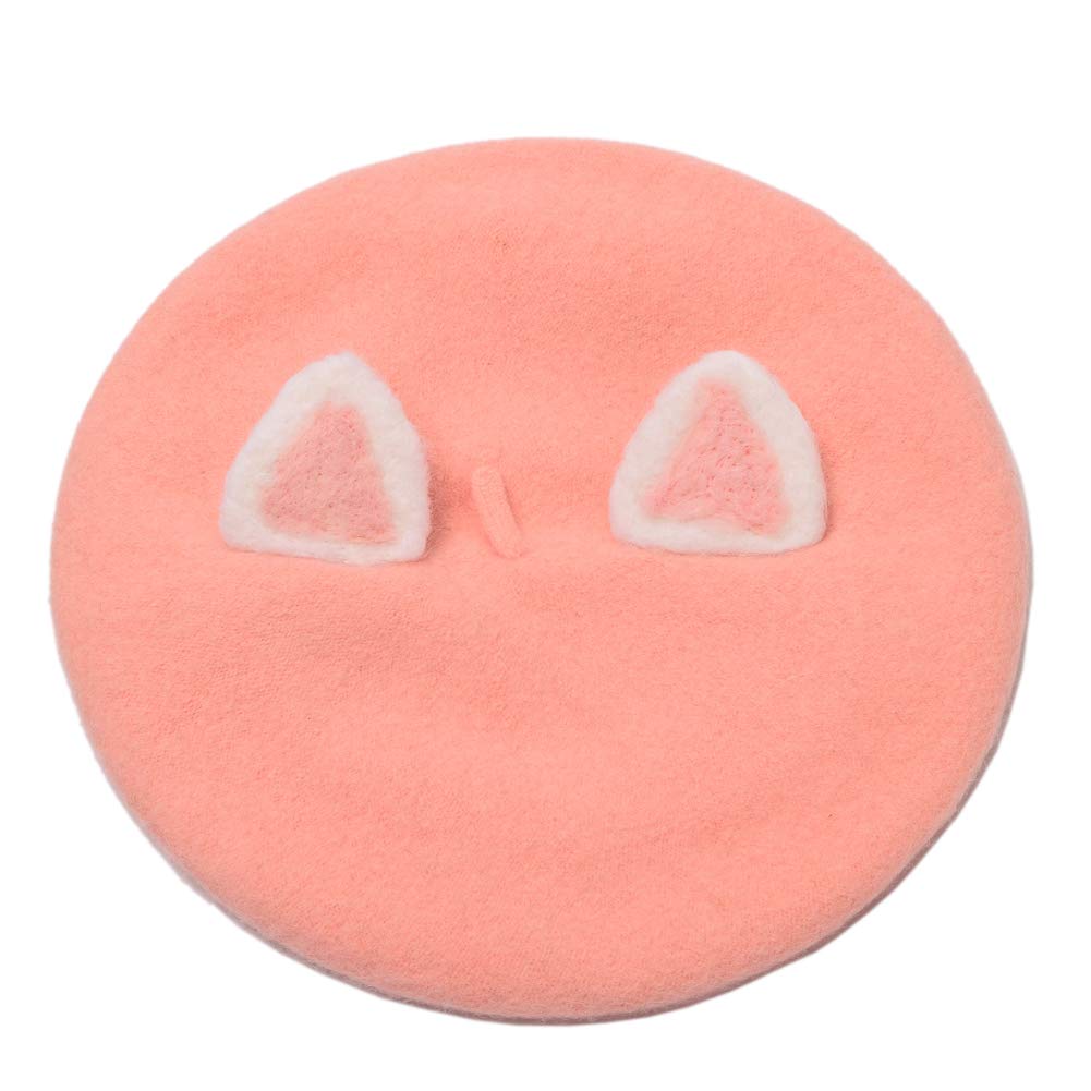 GRACEART Handmade Lolita Beret Cap for Women - Kawaii Vintage Wool Hat Hair Accessories for Cosplay, Tea Parties & Winter Fashion