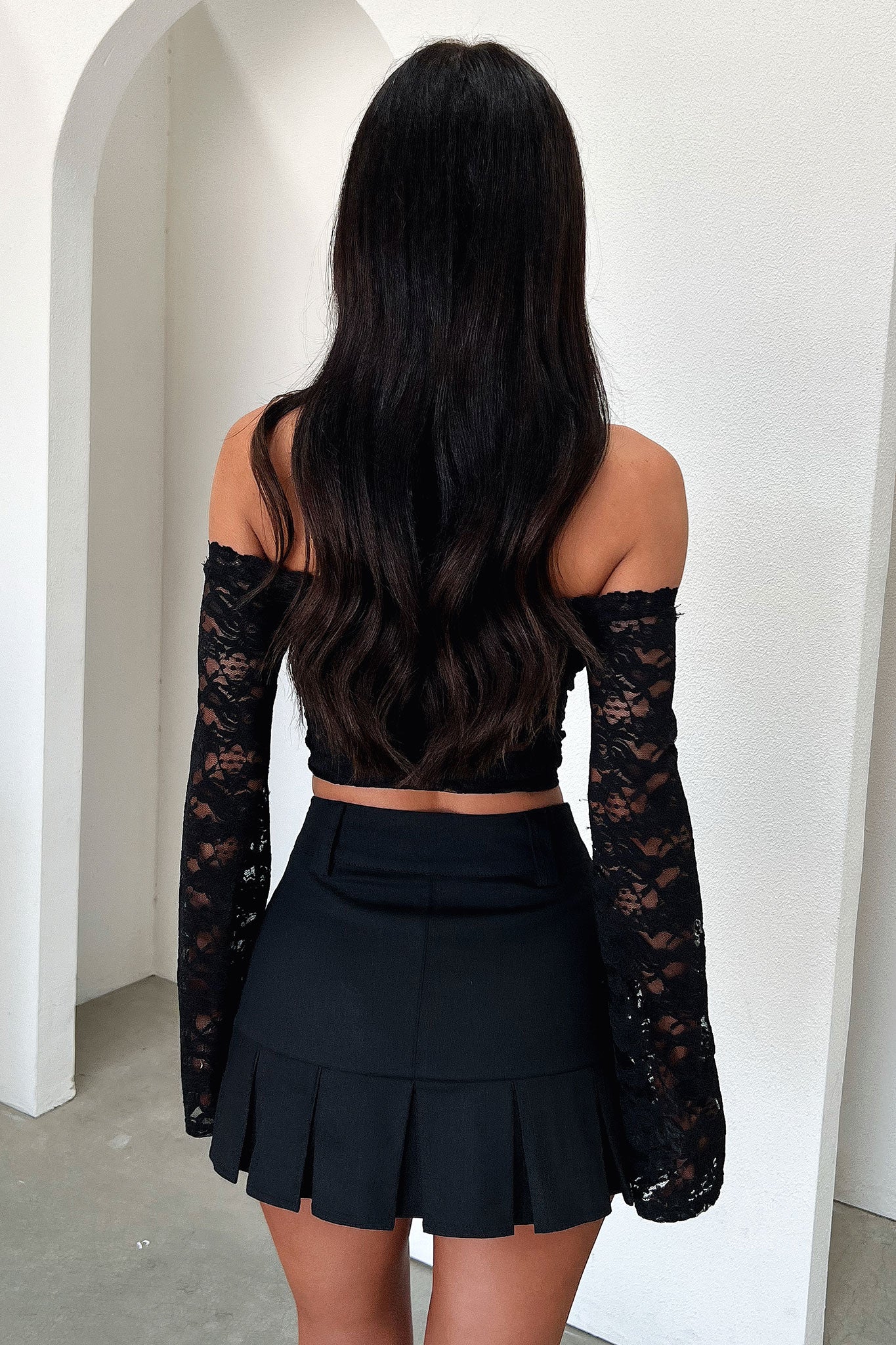 Kiralee Black Skirt for Women - Elegant & Stylish Flowy Midi Skirt for Casual Wear, Office, and Date Night