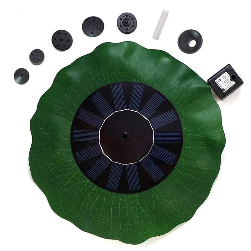 Solar Fountain Pump for Garden Pond - Outdoor Water Feature with Energy Efficient Ventilation | Perfect for Backyard, Patio, and Landscape Decoration