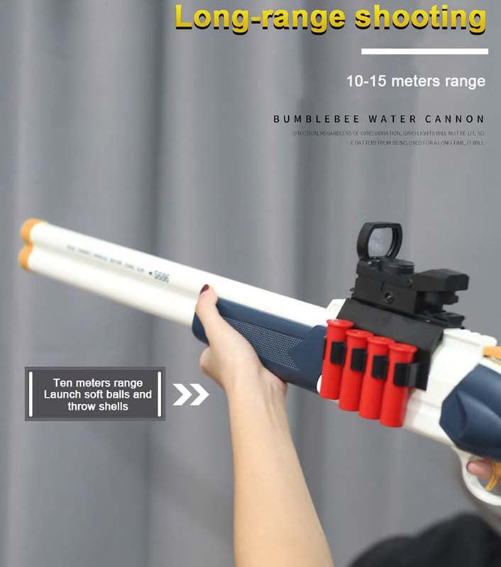 S686 Double Barrel Dart Blaster Toy Gun - Foam Dart Blaster for Outdoor Games, Nerf Battles & Backyard Fun - Perfect for Kids, Teens & Adults (Ages 8+)