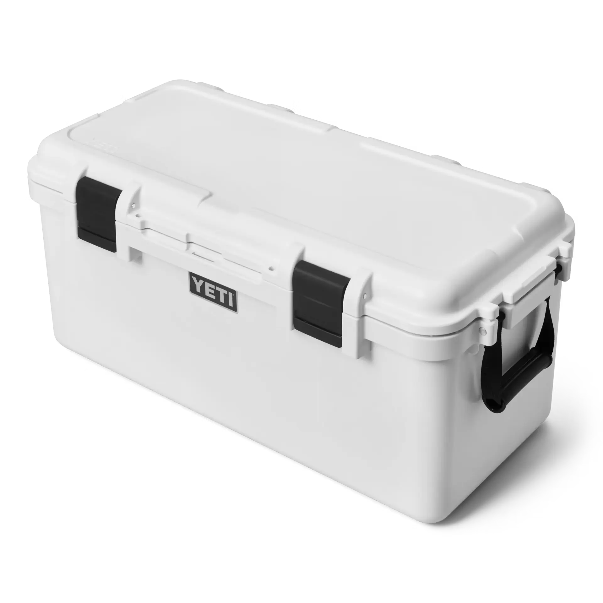 LoadOut GoBox 60 - Durable Waterproof Storage Container with Secure Latches | Perfect for Camping Gear, Outdoor Equipment & Vehicle Organization (White)