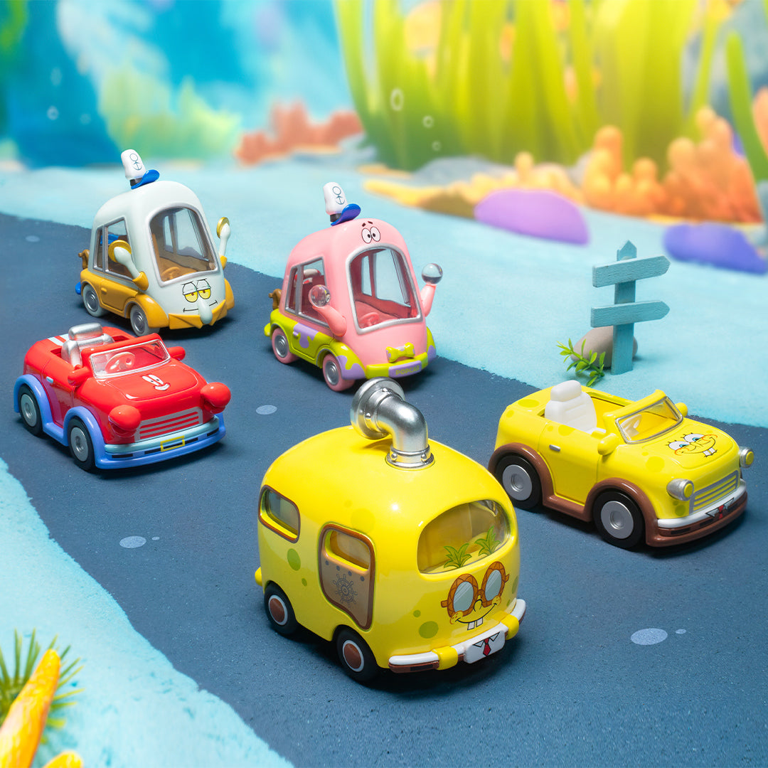 POP MART SpongeBob SquarePants Sightseeing Car Series Blind Box Toy Collectible - Perfect for Display, Gifts & Surprise Unboxing Fun