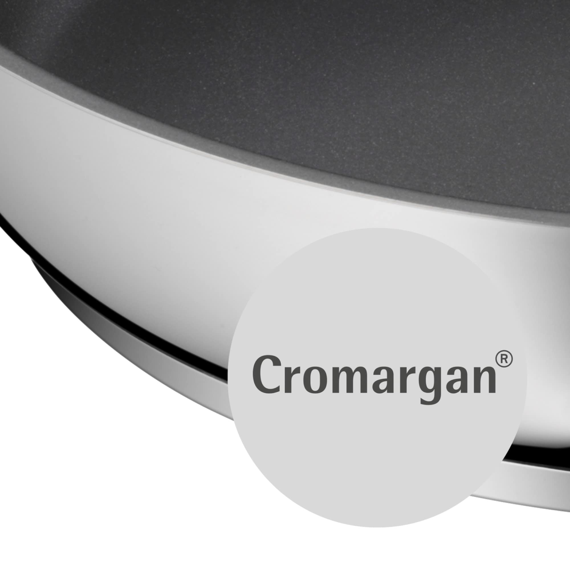WMF Durado Induction Wok Pan - 28cm Stainless Steel Cookware, Oven Safe & Induction Compatible - Perfect for Stir-Frying, Searing & Asian Cooking