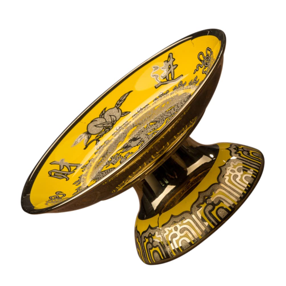 Elegant Cabilock Terrarium Ceramic Dessert Stand - Royal Style Cake Plate for Candy, Fruit & Pastry Display - Perfect for Tea Parties, Weddings & Home Decor