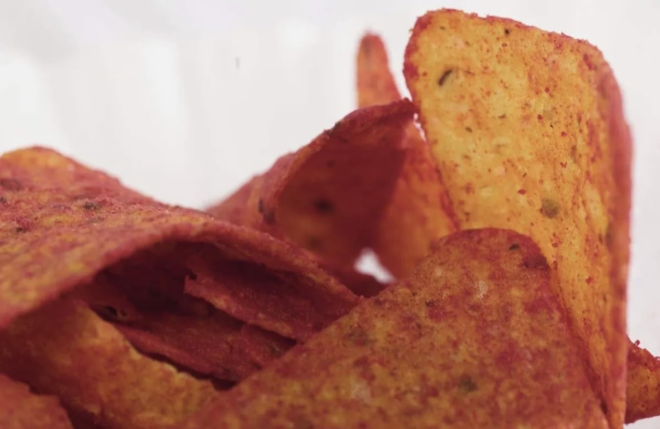 EXTRA FLAMIN HOT Mexican Snacks - 50g Box with 5 Bags of Spicy Potato Chips | Perfect for Parties, Movie Nights & Spicy Food Lovers