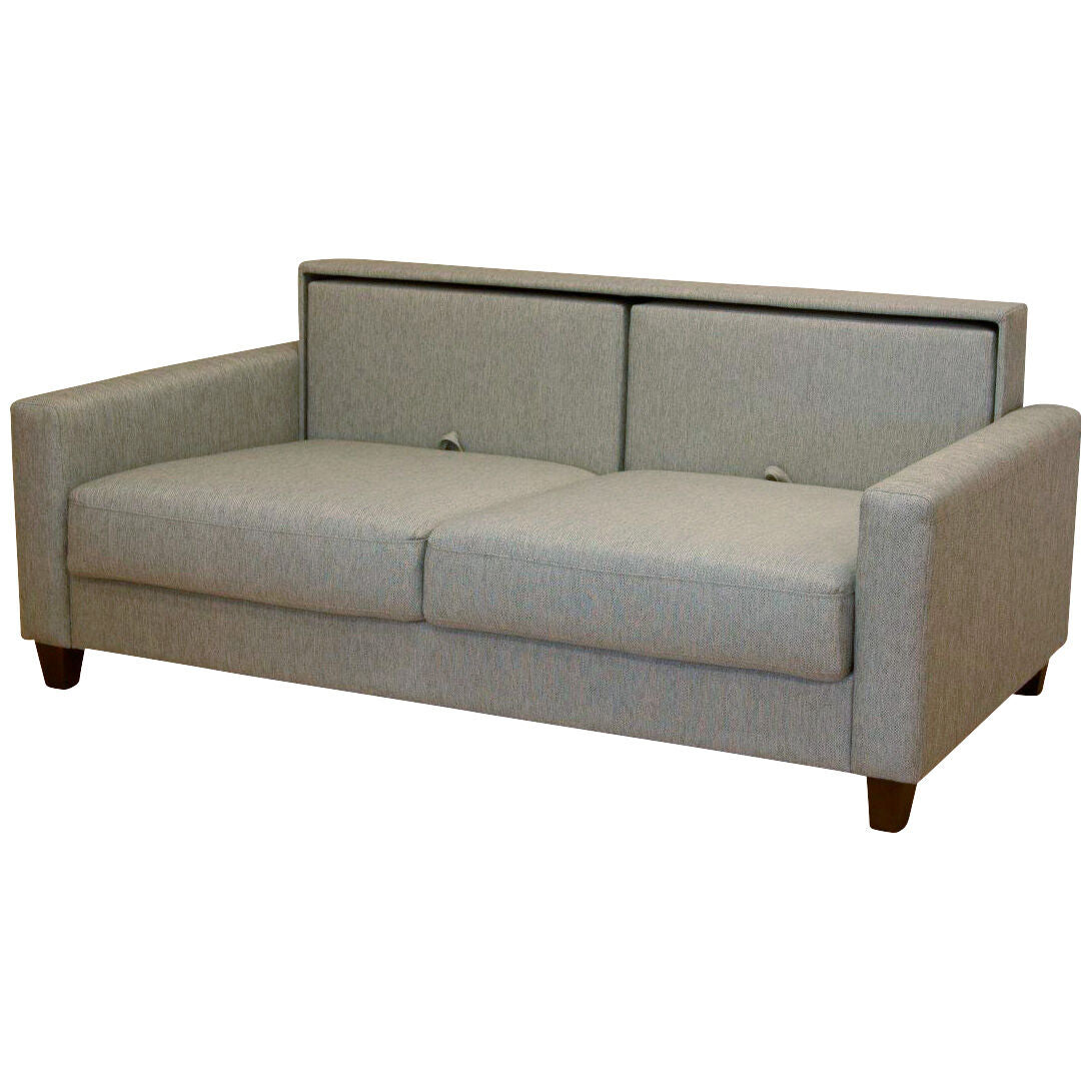 Nico Sleeper Loveseat - Convertible Sofa Bed with Storage | Comfortable Small Space Furniture for Living Room, Guest Room & Studio Apartments