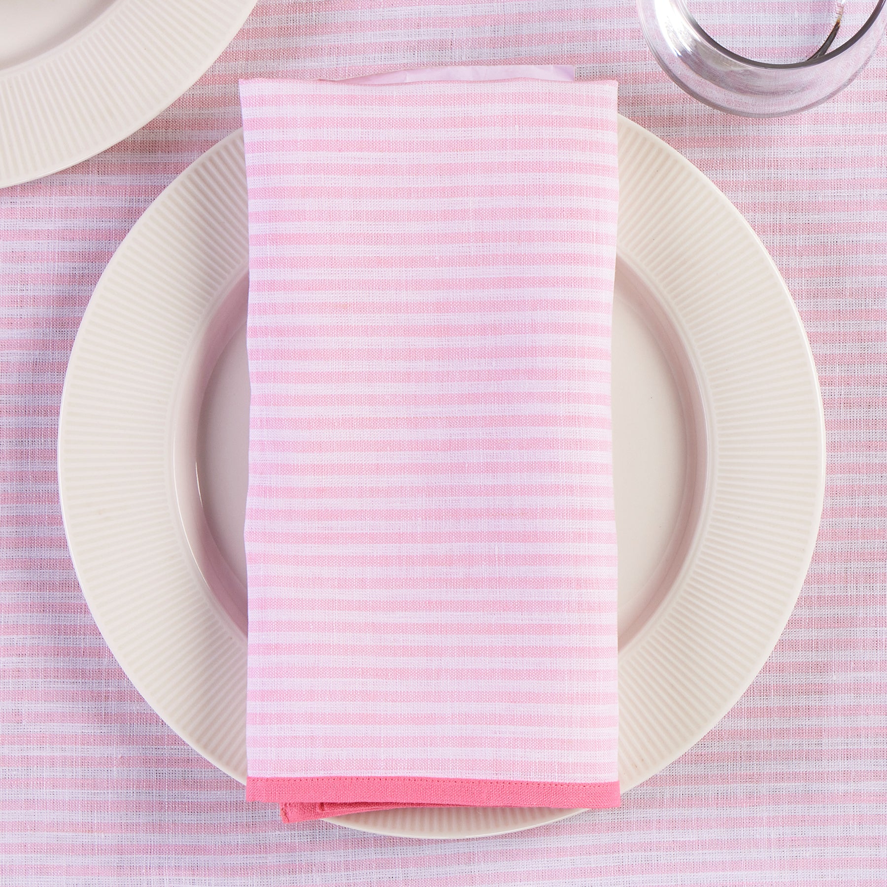Premium Carmine Napkins, Set of 4 - Soft & Absorbent Dinner Napkins for Formal Dining, Parties & Special Occasions