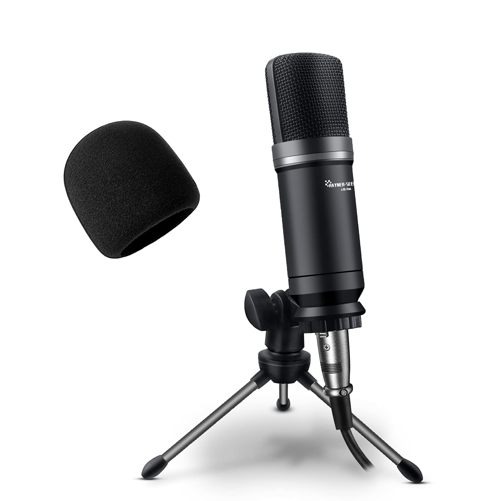 Professional Podcast Equipment Bundle - Studio Condenser Microphone & Headset Kit for Streaming, Recording, YouTube & Voiceovers (2 Mics Included)