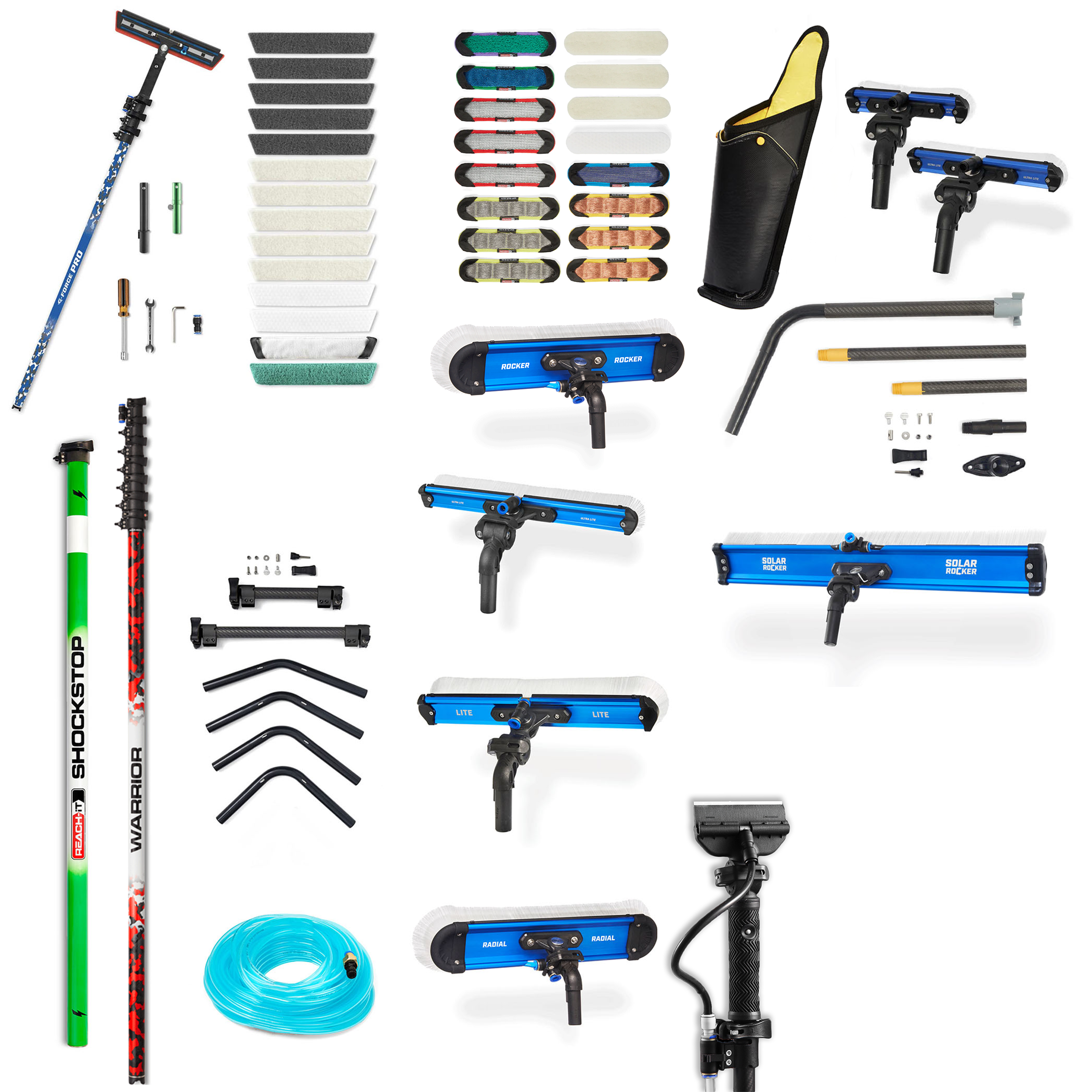 REACH Professional Extendable Pole Pack - Telescopic Pole for Cleaning, Painting & Maintenance - Perfect for High Ceilings, Walls & Hard-to-Reach Areas