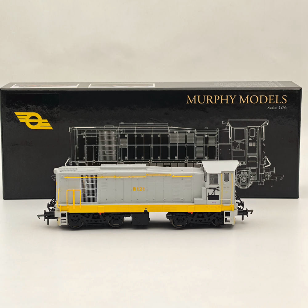 1:76 Scale Murphy Models MM0121 Class 121 Diesel Locomotive B121 in CIE Grey Livery - Irish Railways Collection Model Train for Display & Diorama Scenes