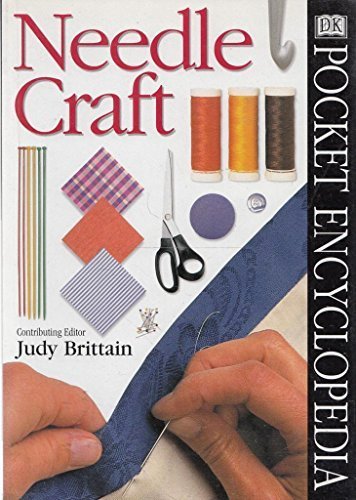 DK Pocket Encyclopedia of Needlecraft - Complete Guide to Knitting, Crochet & Embroidery Techniques (1989) | Perfect for DIY Crafters & Home Decor Projects