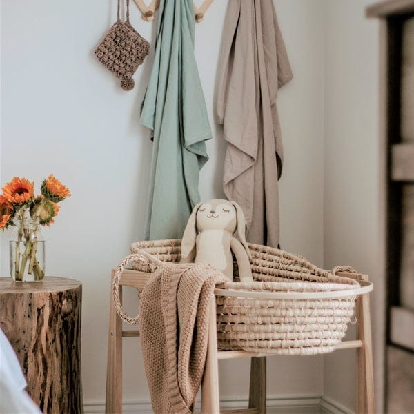 Ely's&Co. Jersey Cotton Swaddle Set - Soft Baby Swaddle Blankets for Newborns, Breathable & Stretchy for Comfortable Sleep, Perfect for Nursery, Travel & Photo Shoots