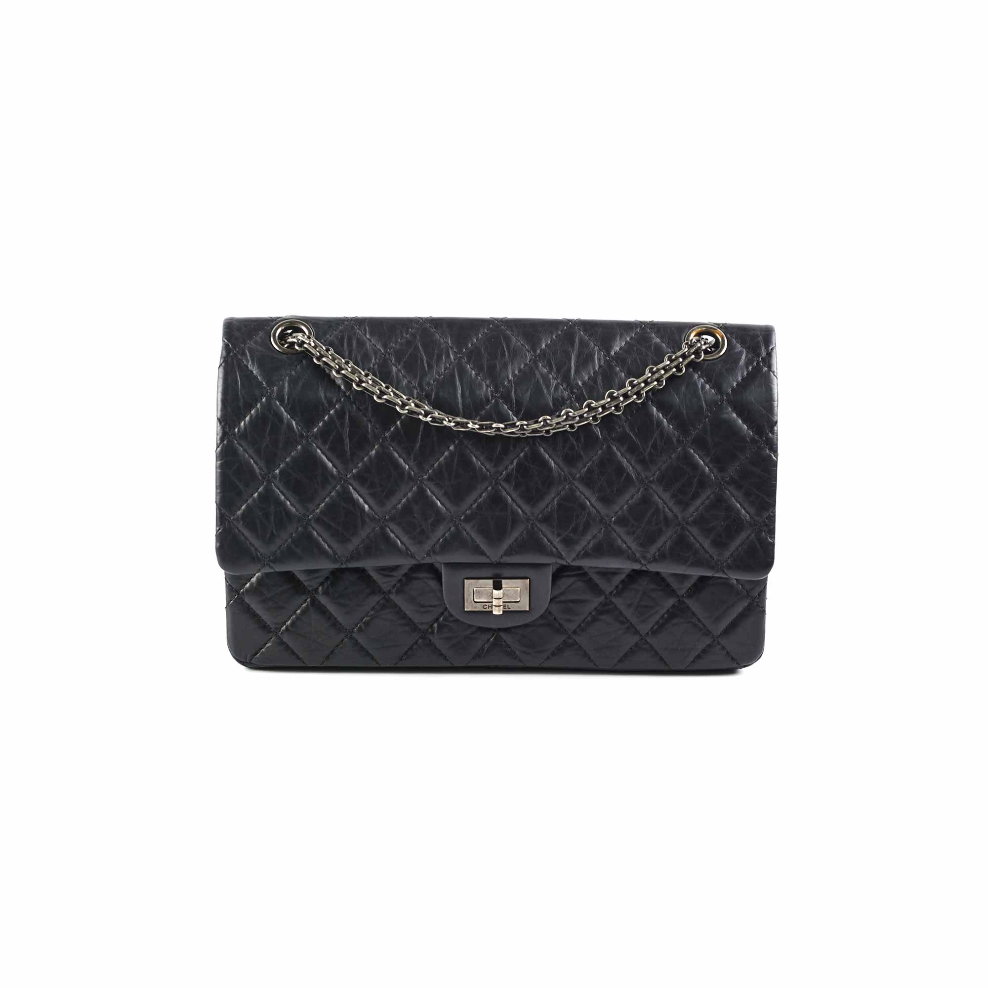 Chanel Reissue 226 Black Leather Shoulder Bag - Luxury Handbag for Women, Perfect for Work, Evening & Special Occasions