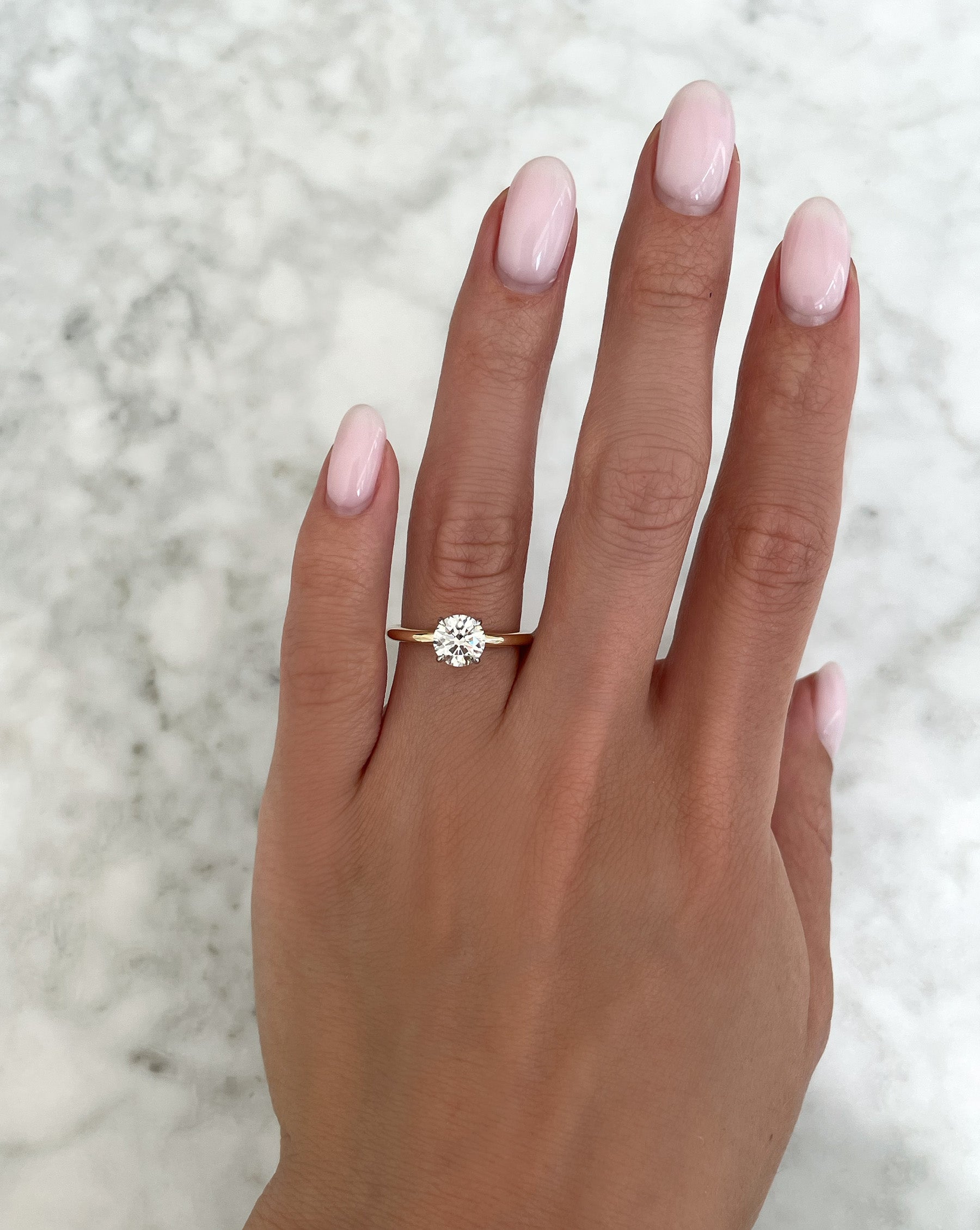 1.15 Carat Lab Grown Diamond Round Brilliant Solitaire Engagement Ring - Perfect for Proposals, Weddings & Anniversary Gifts