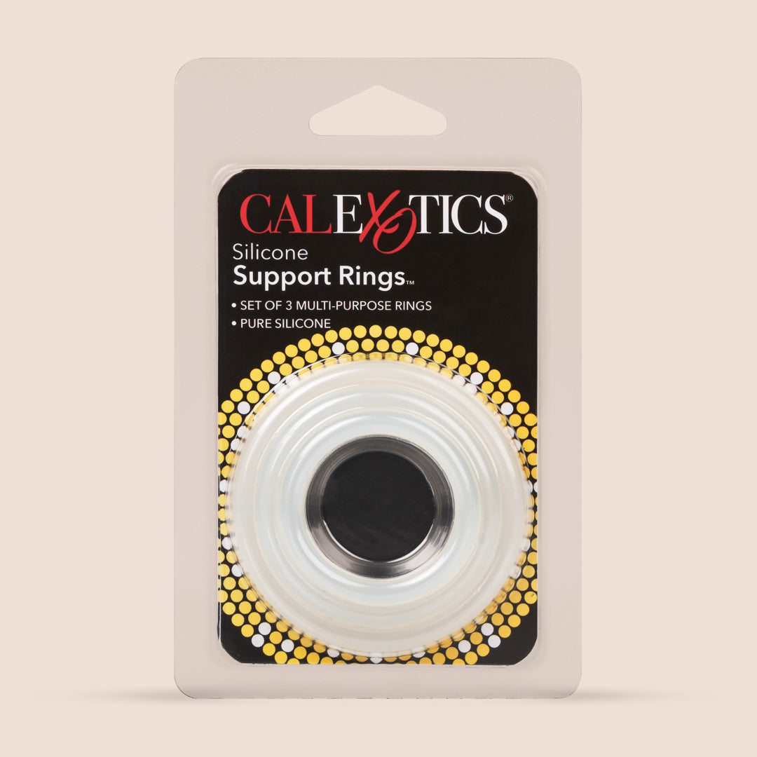 Premium Silicone Penis Rings Set of 3 - Stretchy Cock Rings for Enhanced Pleasure & Performance - Perfect for Couples Play, Solo Use & Intimate Moments