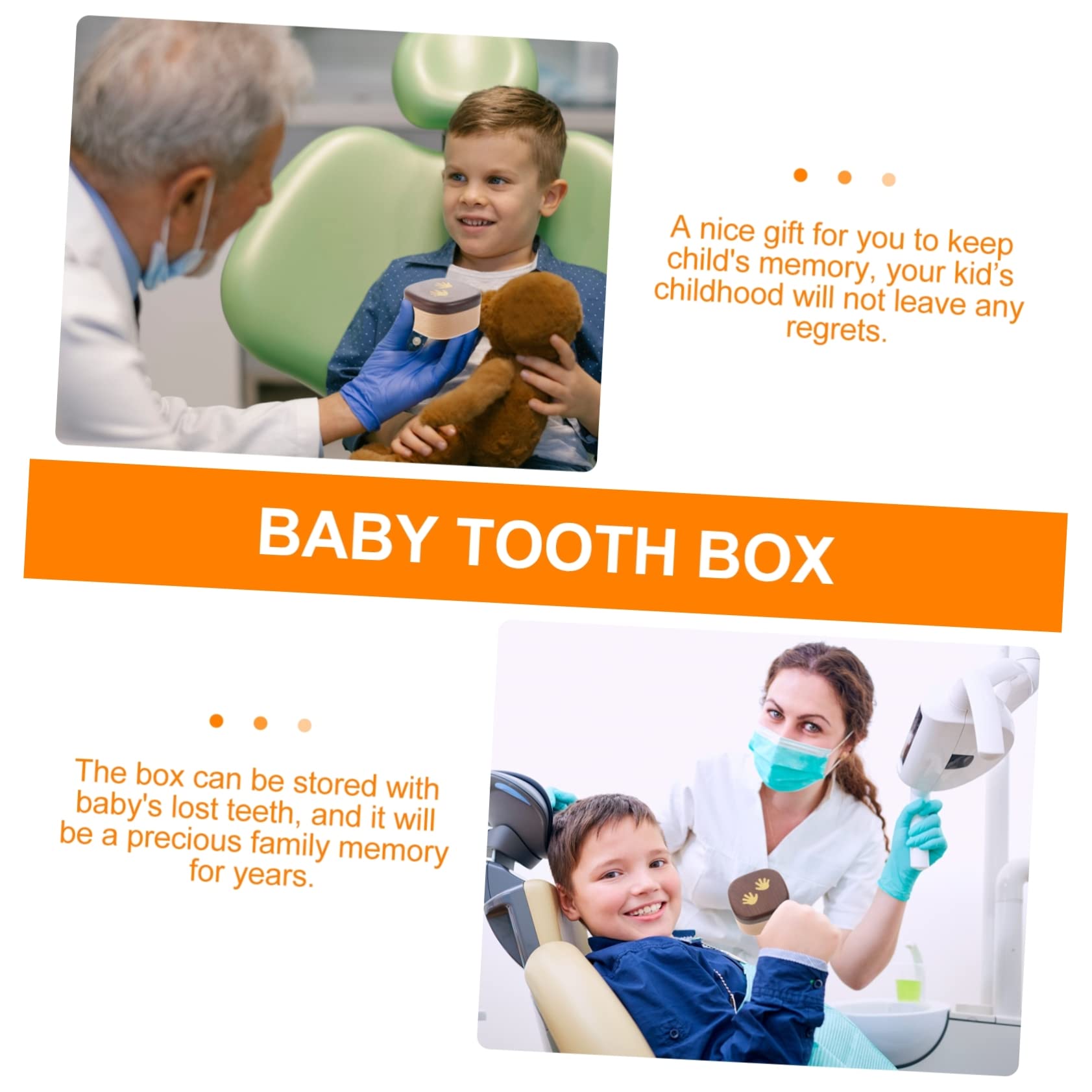 Personalized Tooth Fairy Box for Boys & Girls - Baby Tooth Keepsake Holder with Engraving - Perfect for First Lost Tooth & Childhood Memories