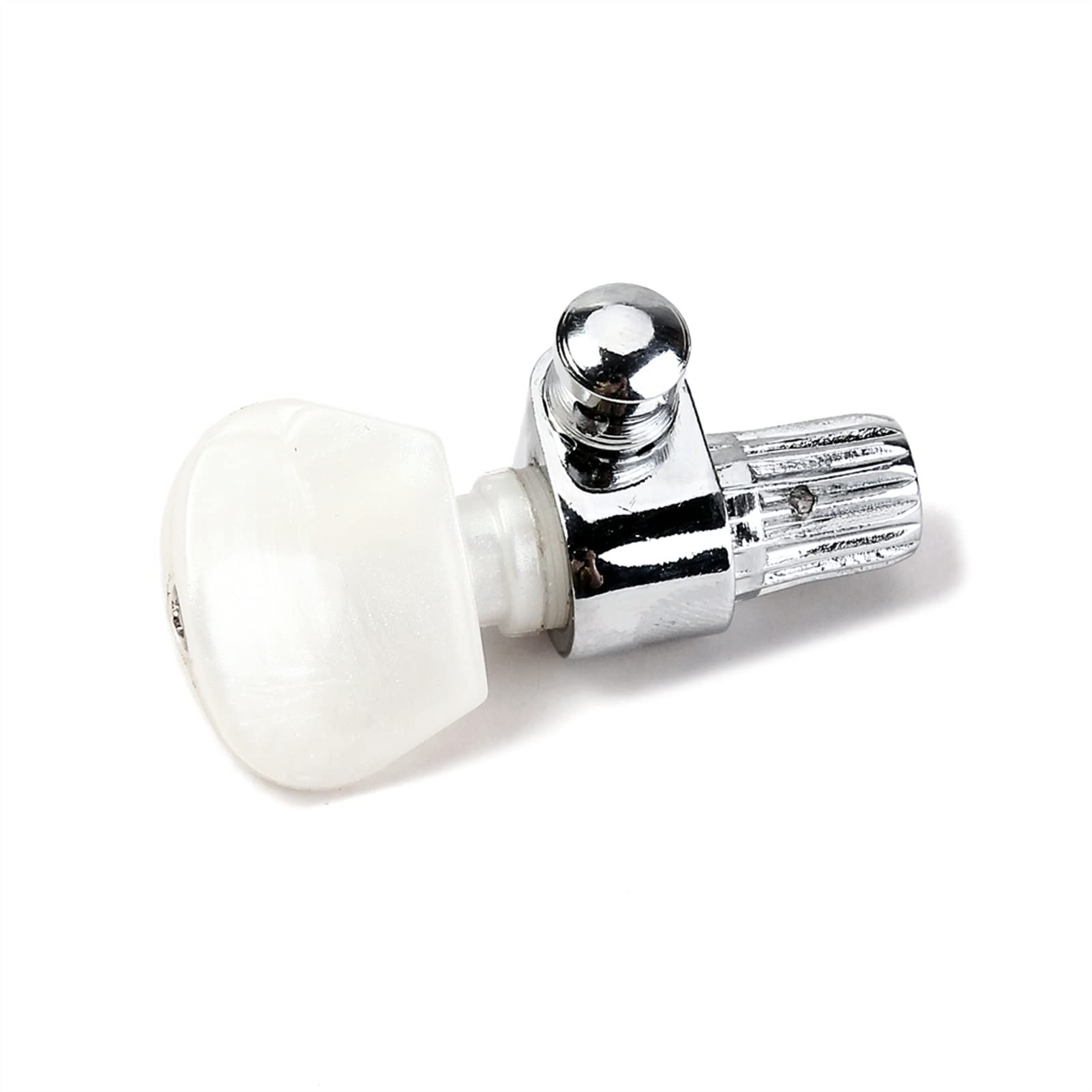 5-String Banjo Tuning Pegs - Pearl White Machine Heads with 4:1 Gear Ratio - Premium Tuners for Banjo, Guitar & String Instruments - Perfect for Stage Performances & Music Practice