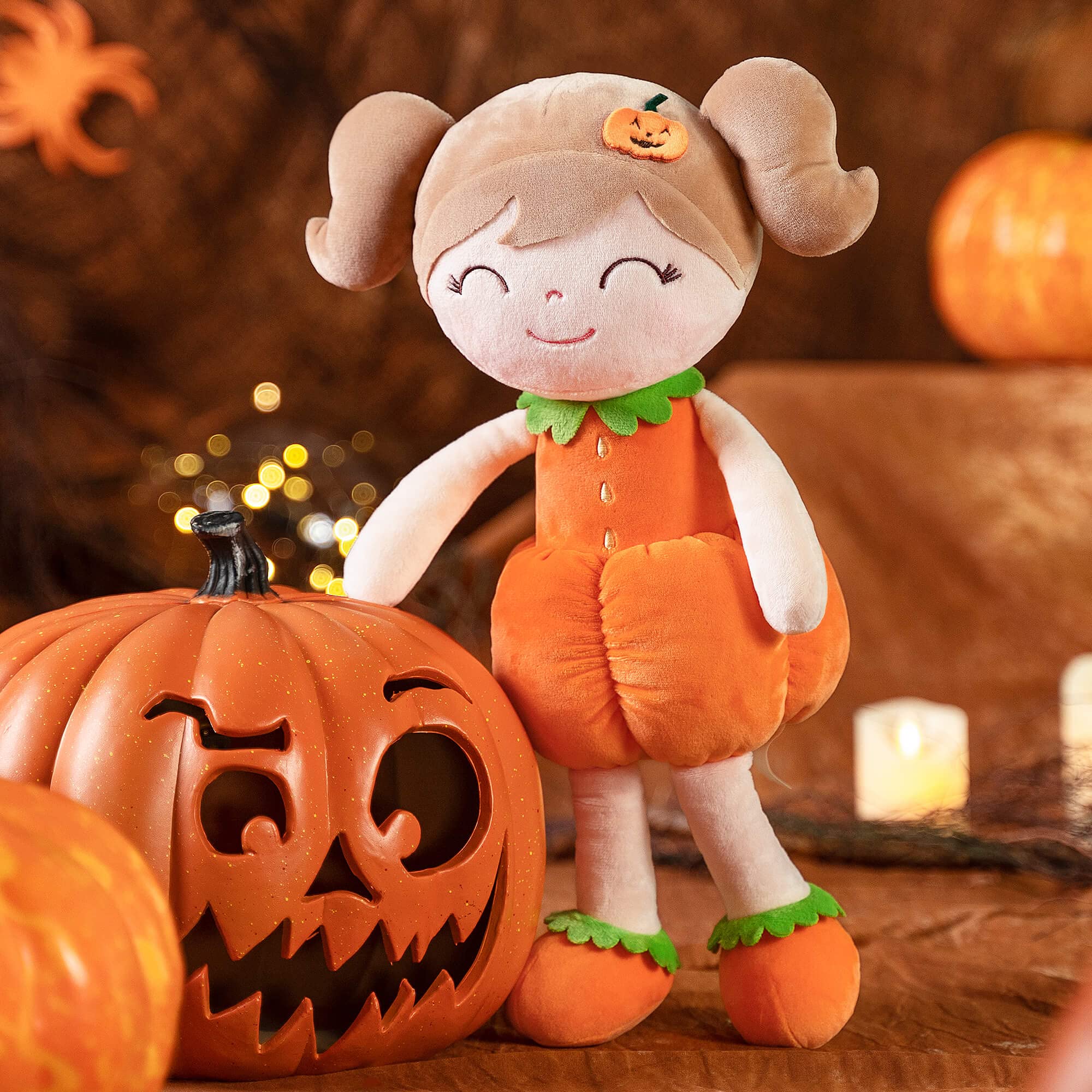 Gloveleya Plush Pumpkin Doll - 18