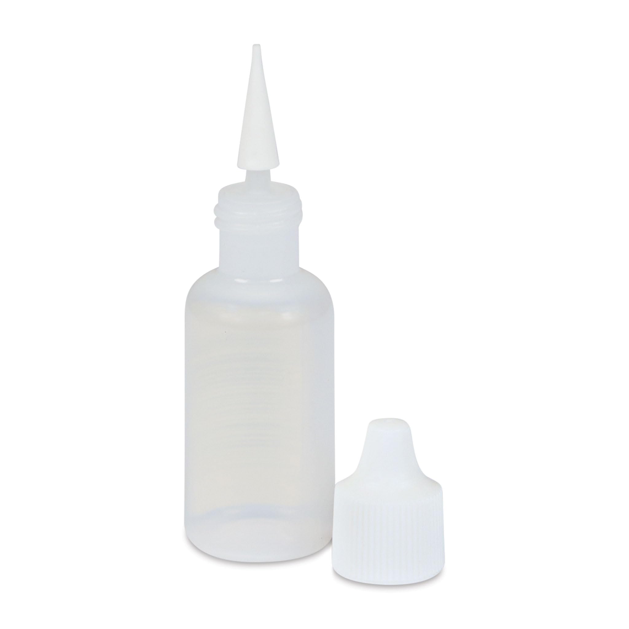 5mm Small Plastic Tip Applicator Bottles (1/2 fl. oz) - Precision Liquid Dispenser for Crafts, Nail Art & DIY Projects | Jacquard Design | Multipurpose Squeeze Bottles for Glue, Paint & Essential Oils