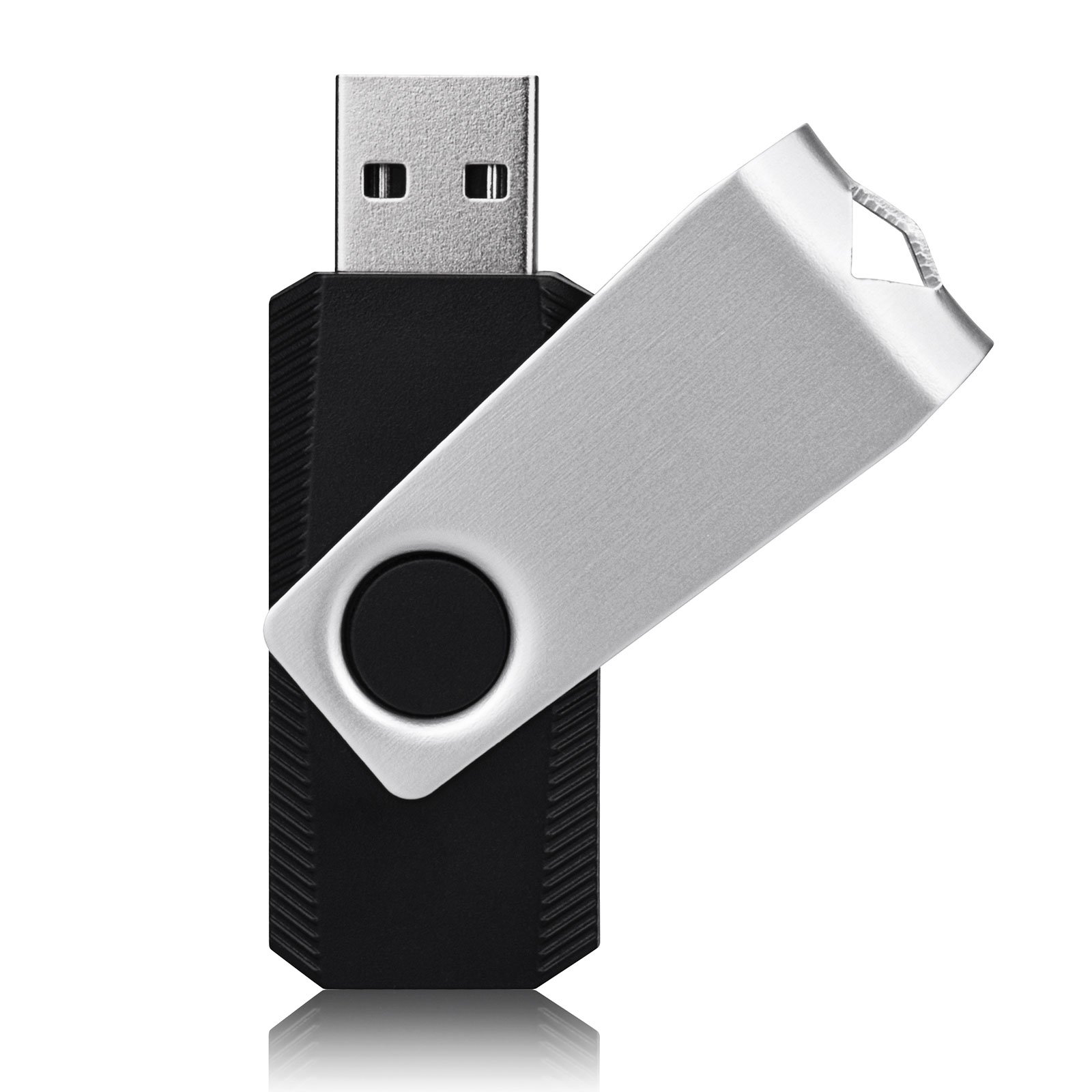 KEXIN 100 Pack 128MB USB Flash Drives Bulk - USB 2.0 Swivel Thumb Drives for Data Storage, File Transfer, School, Office & Business Use