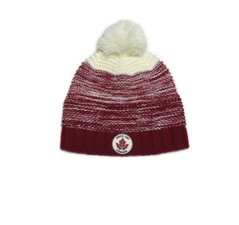 Warm Crown Cap Canada Beanie with Soft Pom Pom - Cozy Winter Hat for Men & Women - Perfect for Skiing, Snowboarding & Outdoor Activities