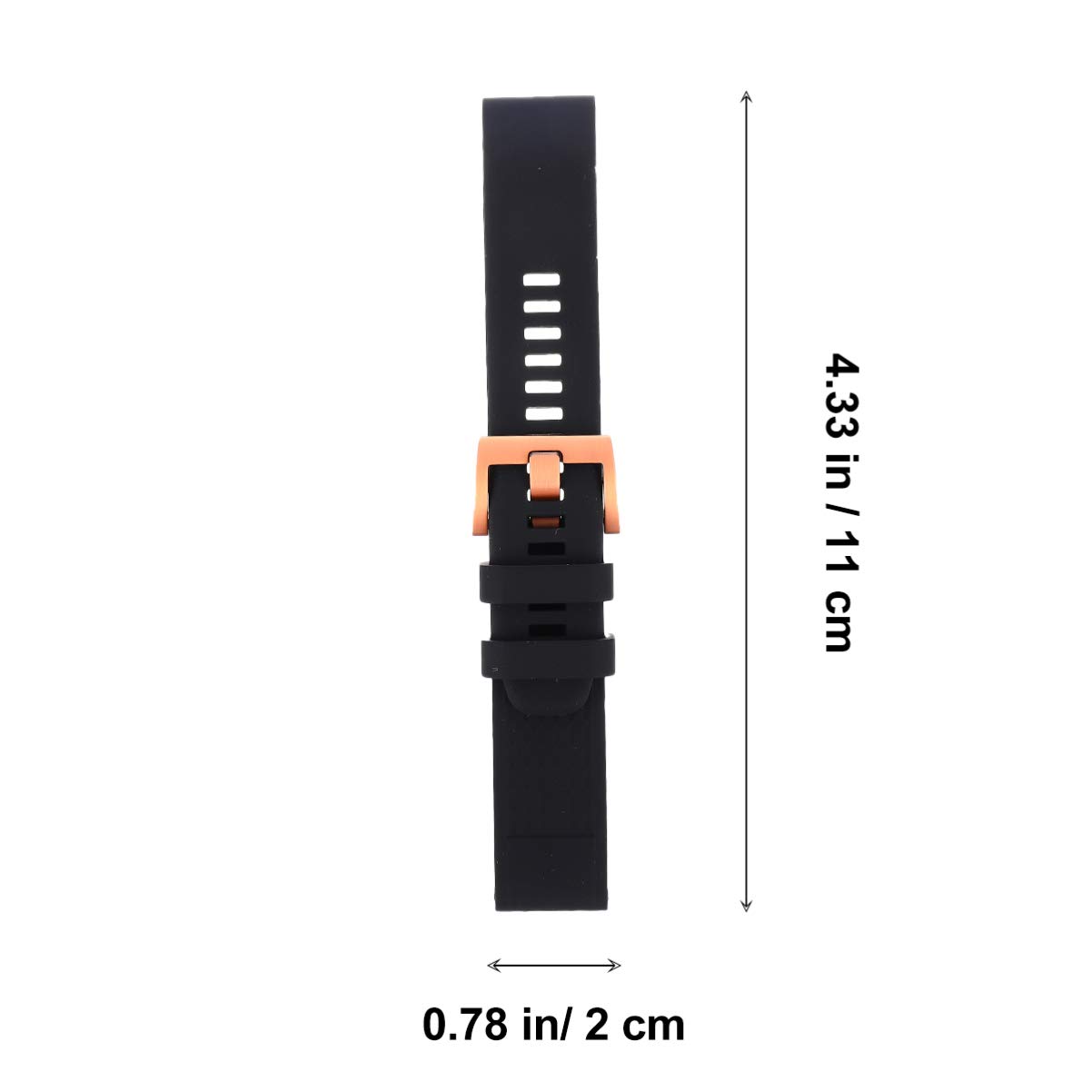 UKCOCO Adjustable Silicone Watch Band Replacement - Soft Durable Strap Compatible with Apple Watch, Fitbit, Samsung & More - Perfect for Workouts, Swimming & Everyday Wear