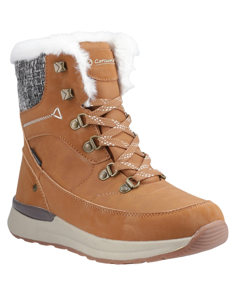 Cotswold Women's Waterproof Hiking Boots - Comfortable Outdoor Walking Shoes for Trail Trekking & Camping Adventures