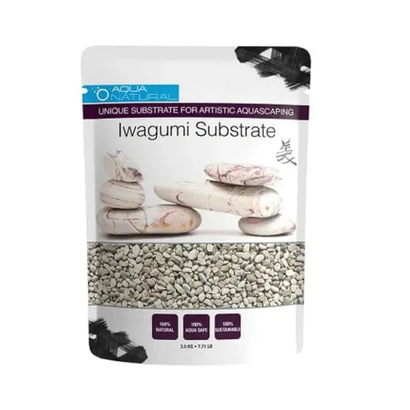 Aqua Natural Iwagumi Nile Aquarium Substrate 3.5kg (3-4mm) - Perfect for Planted Tanks, Aquascaping & Shrimp Habitats