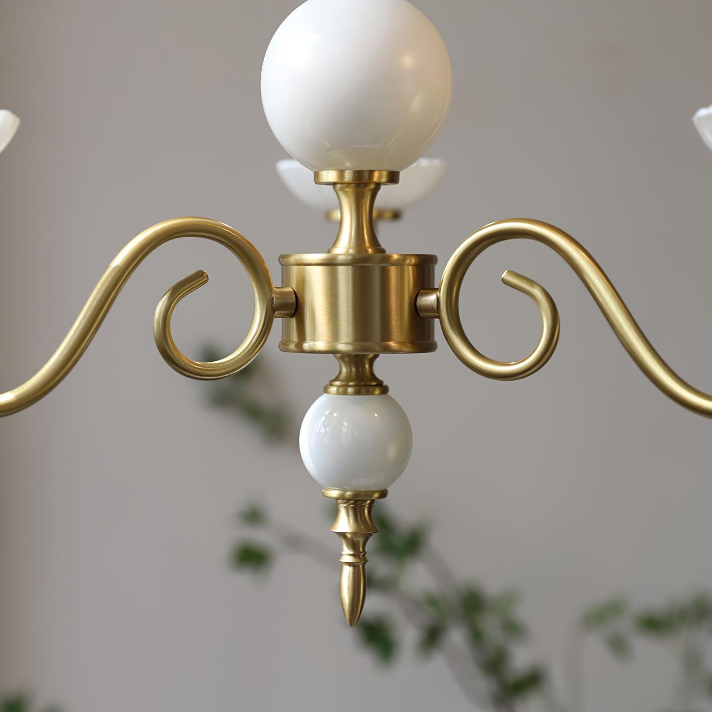 Carlita Chandelier - Elegant Crystal Ceiling Light Fixture for Dining Room, Living Room & Bedroom | Perfect for Home Decor & Wedding Venue Lighting