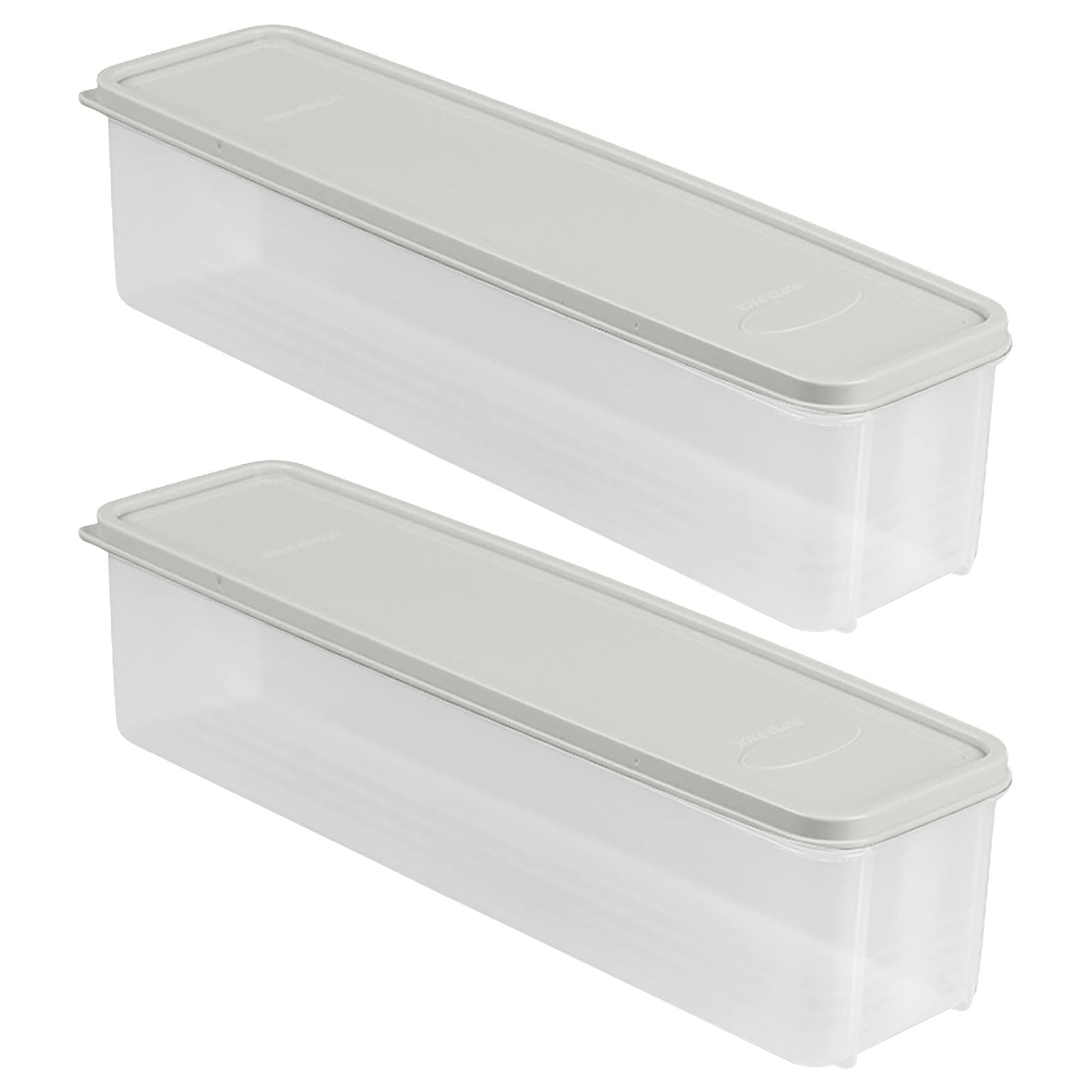 Airtight Pasta & Noodle Storage Container with Lid - Plastic Food Storage Box for Vermicelli, Grains & Dry Goods - Kitchen & Refrigerator Organization for Freshness - Perfect for Meal Prep & Pantry Storage