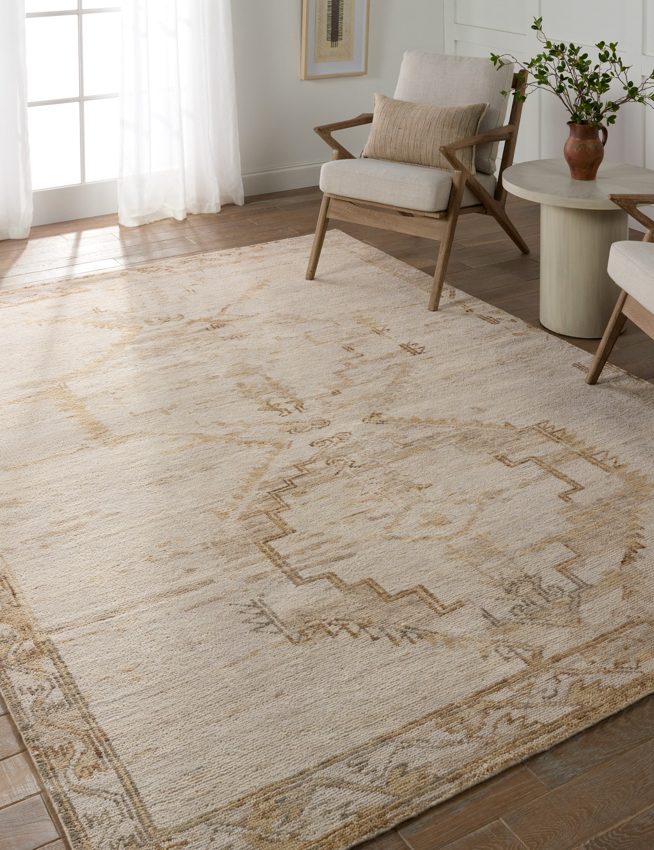 Damla Rug - Handmade Turkish Boho Rug, Soft & Durable for Living Room, Bedroom, Nursery - Perfect for Boho, Farmhouse & Modern Home Decor