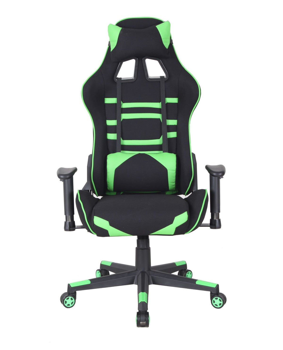 Premium Gaming Desk & Chair Set - Ergonomic Green & Black Computer Desk with Comfortable Chair for PC Gamers - Perfect for Home Office, Streaming & Esports Setup