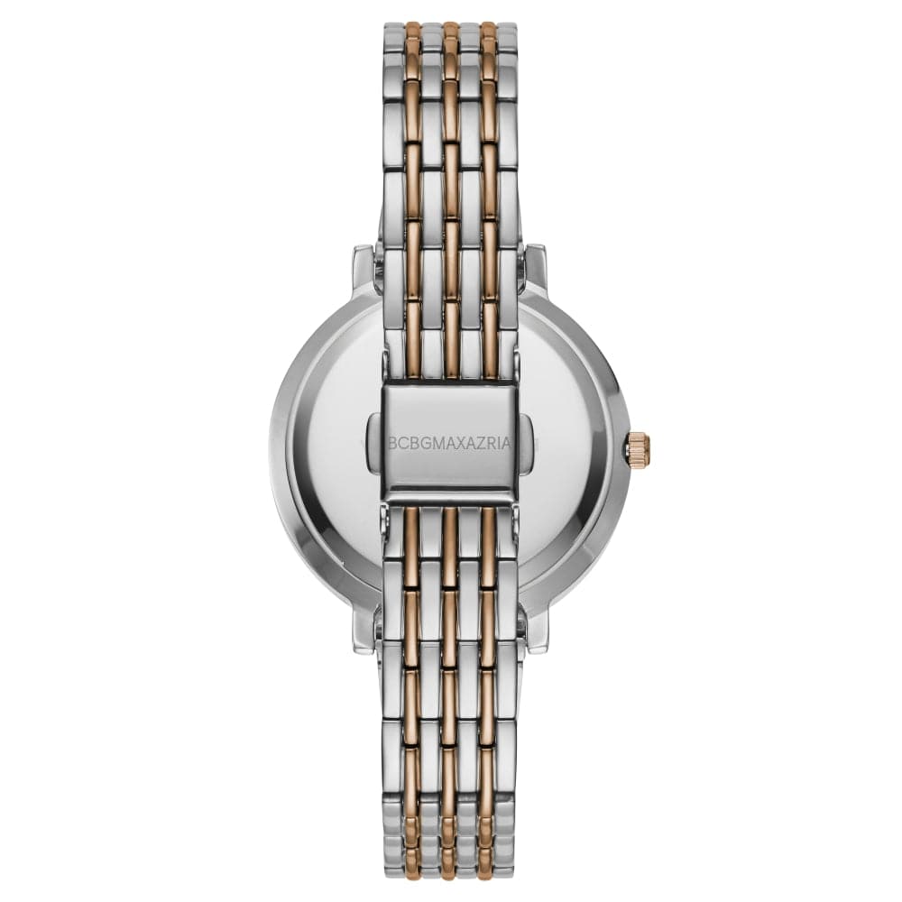 BCBGMAXAZRIA Women's Quartz Two-Tone Stainless Steel Watch BG50665002 - Elegant Dress Watch for Business, Party & Special Occasions