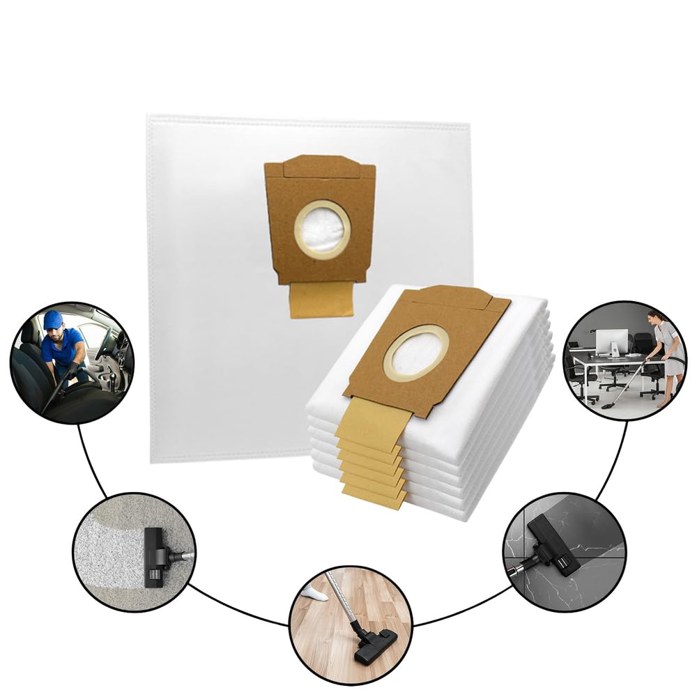 40x Vacuum Cleaner Bags for Privileg VS91149/BS9 - Compatible Replacement Dust Bags for Efficient Cleaning - Perfect for Home, Office, and Pet Hair Removal